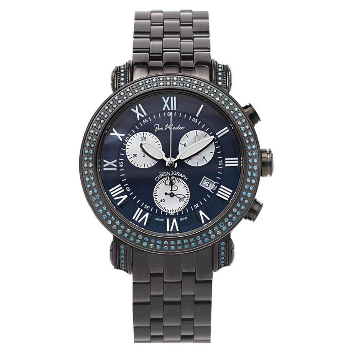 Men's Blue Diamond Joe Rodeo Classic Watch 3.5 1 Men's Blue Diamond Joe Rodeo Classic Watch 3.5