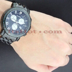 Men's Blue Diamond Joe Rodeo Classic Watch 3.5 14 Men's Blue Diamond Joe Rodeo Classic Watch 3.5 -Urban Jewels Shop mens blue diamond watches joe rodeo classic watch 35 p 35774bod