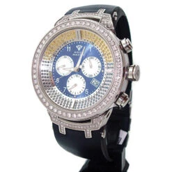 Men's Color Diamond Aqua Master Watch 4.25ct