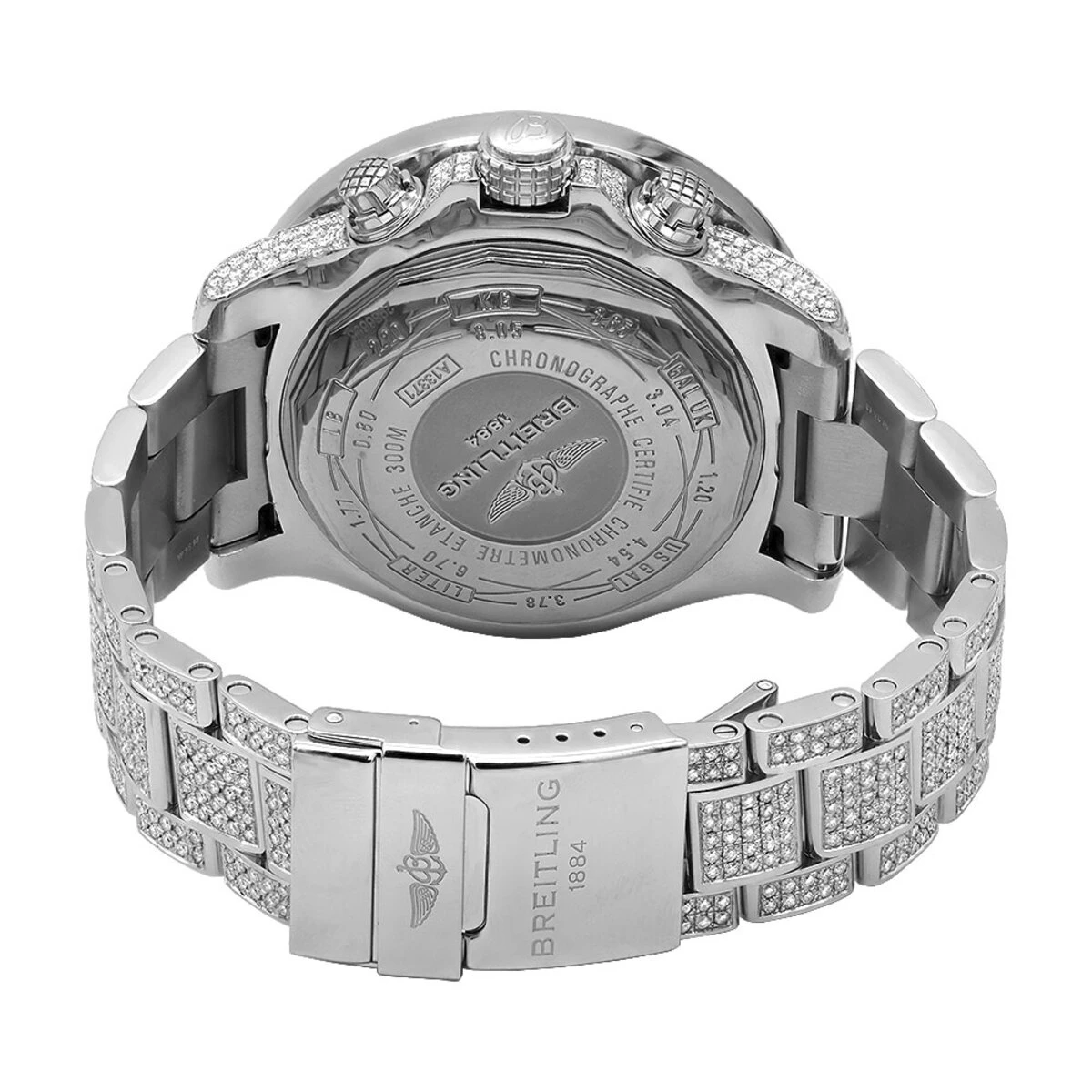 Men's Breitling Super Avenger Diamond Watch 23.78ct 2 Men's Breitling Super Avenger Diamond Watch 23.78ct - Image 2