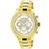 Men's Diamond Bezel Watch Yellow Gold Plated Luxurman 2ct