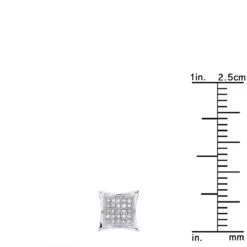 Men's Diamond Earring 0.09ct 10K White Gold Stud 15 Men's Diamond Earring 0.09ct 10K White Gold Stud -Urban Jewels Shop mens diamond earring 009ct 14k gold p 46693 rulerwh