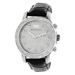Men's Diamond Watch 0.25ct By Luxurman