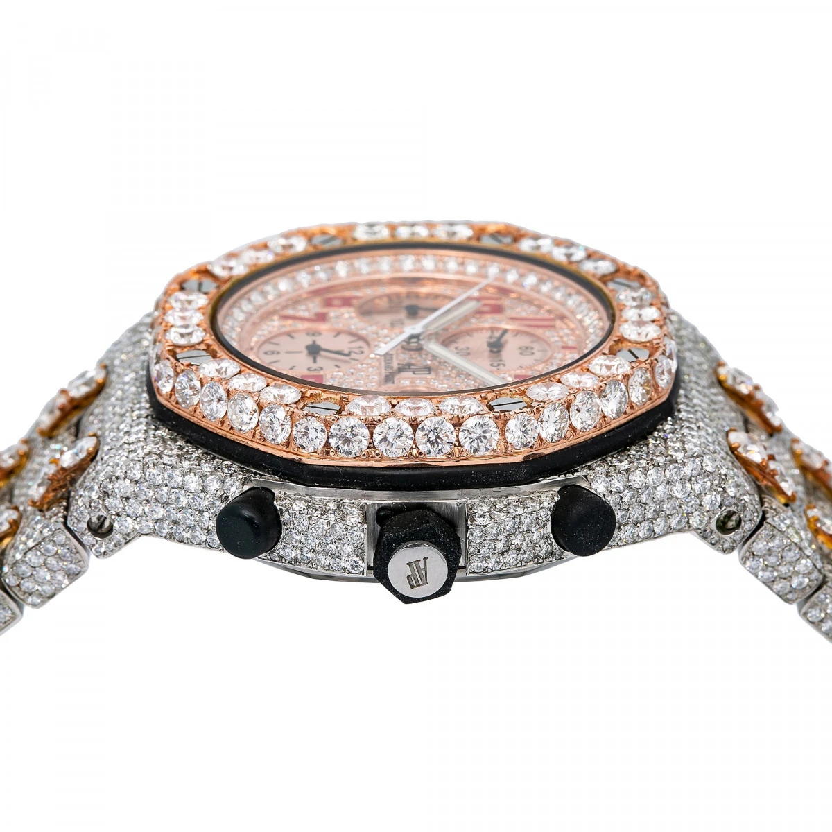 Men's Diamond Watch Audemars Piguet Royal Oak Offshore 18K Gold 3 Men's Diamond Watch Audemars Piguet Royal Oak Offshore 18K Gold - Image 3