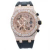 Men's Diamond Watch Audemars Piguet Royal Oak Offshore 18K Gold W01244