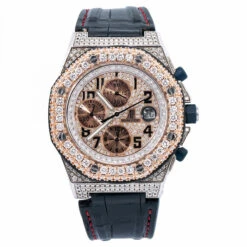 Men's Diamond Watch Audemars Piguet Royal Oak Offshore 18K Gold W01256
