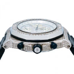 Men's Diamond Watch Audemars Piguet Royal Oak Offshore Silver Tone Dial -Urban Jewels Shop mens diamond watch audemars piguet royal oak offshore silver tone dial w01249 0E8A6930 2048x2048