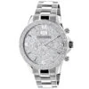Men's Real Diamond Watch By Luxurman Liberty 0.2ct Swiss Mvt W Steel Band
