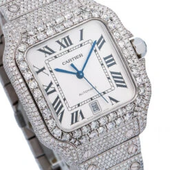 Men's Diamond Watch Cartier Santos De Cartier 40mm White Dial 7 Men's Diamond Watch Cartier Santos De Cartier 40mm White Dial -Urban Jewels Shop mens diamond watch cartier santos de cartier 40 mm white dial w01213 0E8A3017 42bc0165 bea7 416d b69d 9b6e7a68d834 2048x2048