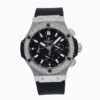 Men's Diamond Watch Hublot Big Bang 44mm Black Dial