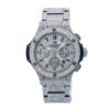 Men's Diamond Watch Hublot Big Bang 44mm White Dial W00998