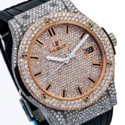 Men's Diamond Watch Hublot Classic Fusion 18K Gold 45mm Rose Gold Tone Dial -Urban Jewels Shop mens diamond watch hublot classic fusion rose gold 45 mm rose gold tone dial w00908 0E8A0724 50e7913e 1b56 49a4 82e1 0cbfcf6f98dc 2048x2048