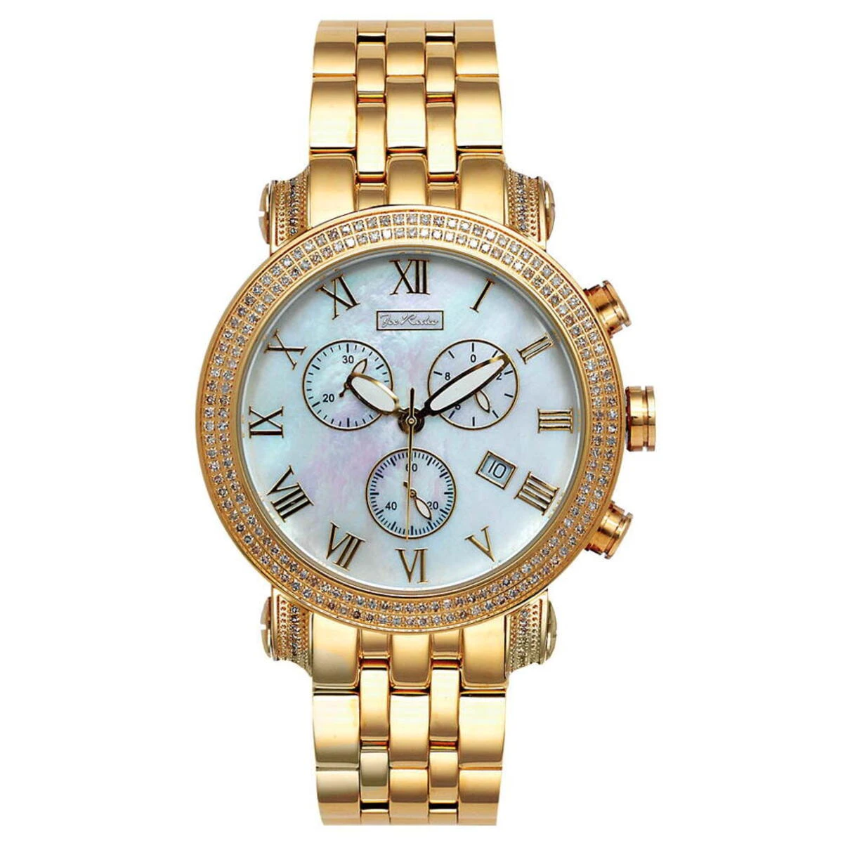 Men's Diamond Watch Joe Rodeo Classic 1.75ct Yellow 1 Men's Diamond Watch Joe Rodeo Classic 1.75ct Yellow