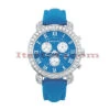 Men's Fine Diamond Benny Co Watch 3ct Blue