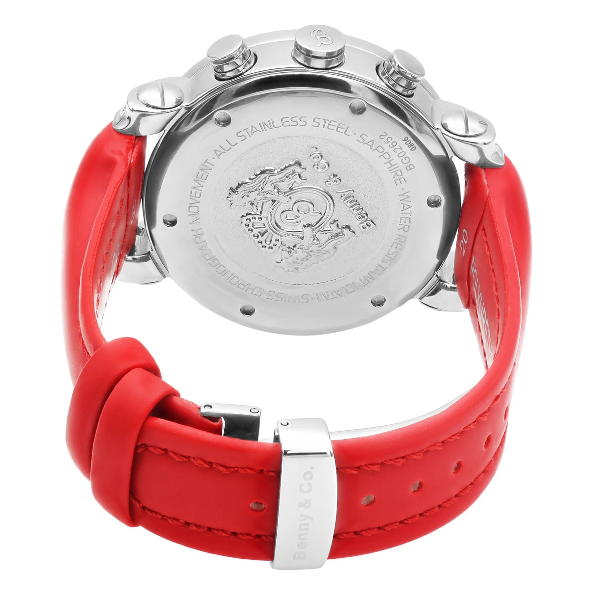 Men's Fine Diamond Benny Co Watch 3ct Red 2 Men's Fine Diamond Benny Co Watch 3ct Red - Image 2