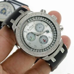 Men's Floating Diamond Watch 2.20ct Joe Rodeo Master -Urban Jewels Shop mens floating diamond watch 220ct joe rodeo master p 8897 bod3