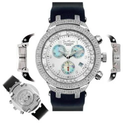 Men's Floating Diamond Watch 2.20ct Joe Rodeo Master -Urban Jewels Shop mens floating diamond watch 220ct joe rodeo master p 8897 main2