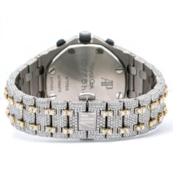 Men's 18K Gold Diamond Watch Audemars Piguet Royal Oak Offshore Yellow Dial W01218 -Urban Jewels Shop mens gold diamond watch audemars piguet royal oak offshore yellow dial w01218 0E8A3545 e12c48cc 70b0 4daa b362 dd0b9dfea6b0 2048x2048