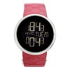 Men's Gucci I-Gucci Luxury 3.10ct Diamond Watch With Digital Steel Case & Red Rubber YA114212