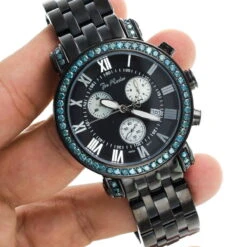 Men's Joe Rodeo Blue Diamond Watch 5.50ct Classic 17 Men's Joe Rodeo Blue Diamond Watch 5.50ct Classic -Urban Jewels Shop mens joe rodeo blue diamond watch 550ct classic p 35778 bod3