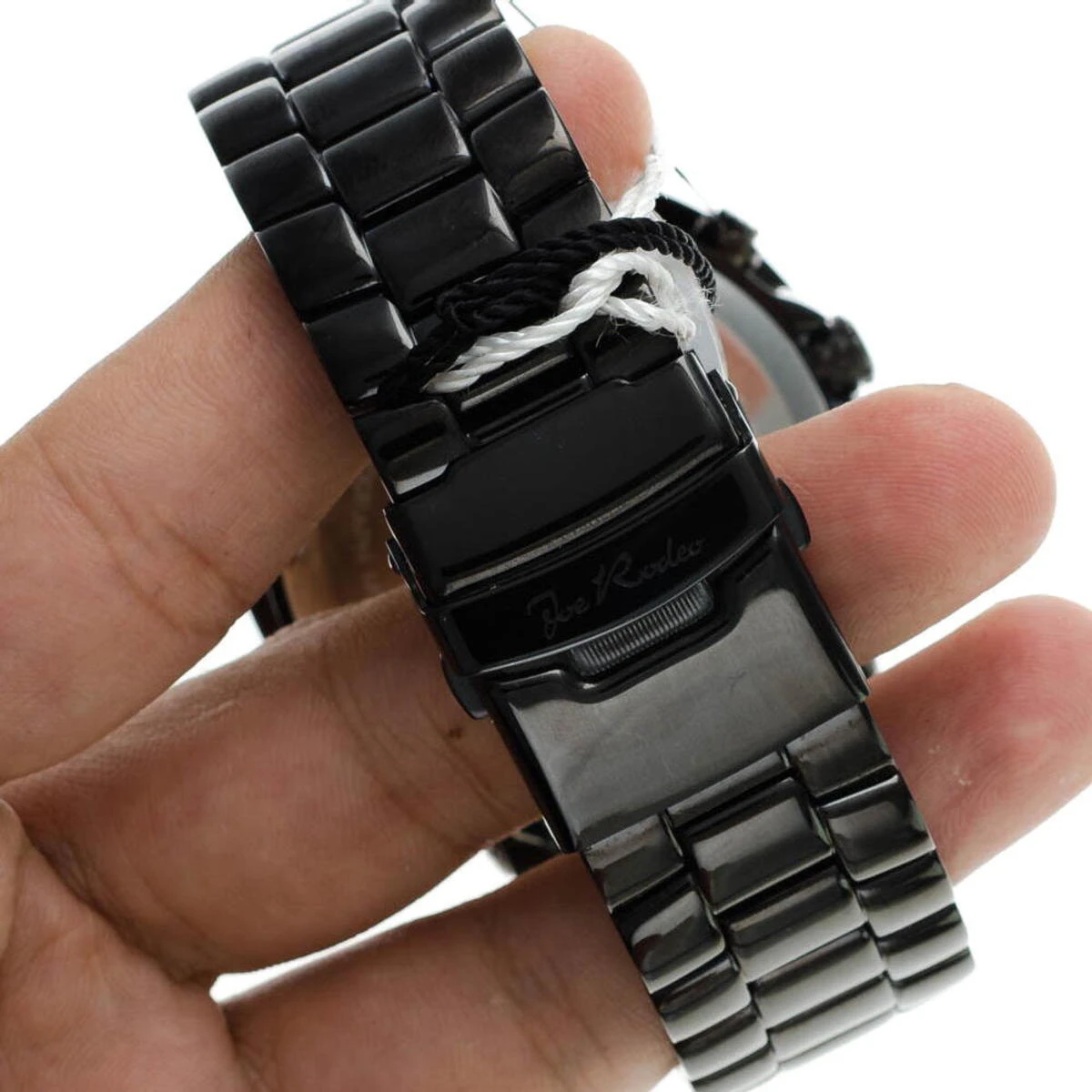 Men's Joe Rodeo Blue Black Diamond Watch 4.25ct 9 Men's Joe Rodeo Blue Black Diamond Watch 4.25ct - Image 9