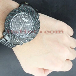 Men's Joe Rodeo Blue Black Diamond Watch 4.25ct 12 Men's Joe Rodeo Blue Black Diamond Watch 4.25ct -Urban Jewels Shop mens joe rodeo watches blue black diamond watch 425ct p 35786bod