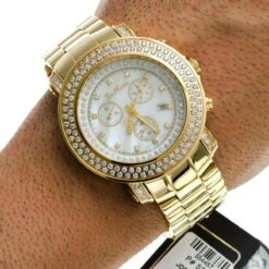 Men's JoJo Joe Rodeo Junior Diamond Watch 4.75ct Yellow -Urban Jewels Shop mens jojo joe rodeo junior diamond watch 475ct yellow p 8981 bod2