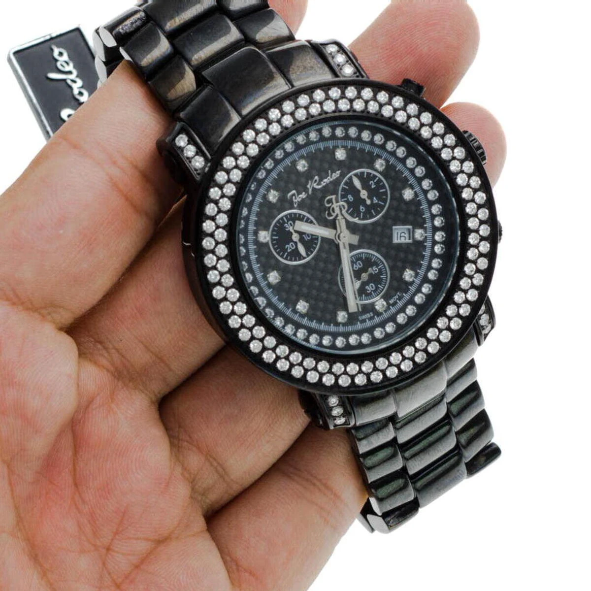 Men's JoJo Joe Rodeo Junior Diamond Watch 4.75ct 8 Men's JoJo Joe Rodeo Junior Diamond Watch 4.75ct - Image 8