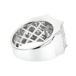 Unique Men's Diamond Ring 14K Yellow Gold 2.07ct -Urban Jewels Shop mens pave diamond ring 14k 207ct p 40474 backwh