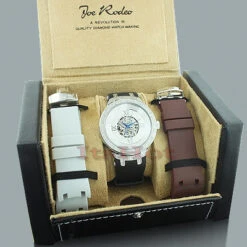 White Men's Skeleton AutomaticJoe Rodeo Diamond Watch 2.20ct -Urban Jewels Shop mens skeleton watches joe rodeo diamond watch 220ct p 45429box