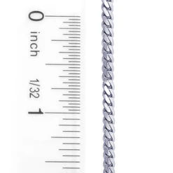 Miami 14K White Gold Cuban Link Chain For Men 3mm 22-40in 7 Miami 14K White Gold Cuban Link Chain For Men 3mm 22-40in -Urban Jewels Shop miami white gold cuban link curb chain 14k 3mm 22 40in 3