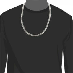 Miami 14K White Gold Cuban Link Curb Chain 8.4mm 22-40in 8 Miami 14K White Gold Cuban Link Curb Chain 8.4mm 22-40in -Urban Jewels Shop miami white gold cuban link curb chain 14k 84mm 22 40in 3