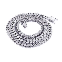 Miami 14K White Gold Cuban Link Curb Chain 8.4mm 22-40in 9 Miami 14K White Gold Cuban Link Curb Chain 8.4mm 22-40in -Urban Jewels Shop miami white gold cuban link curb chain 14k 84mm 22 40in 4
