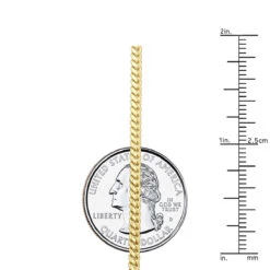 Miami 14K Yellow Gold Cuban Link Curb Chain For Men 2.5mm 22-40in -Urban Jewels Shop miami yellow gold cuban link curb chain 14k 25mm 22 40in rulerye