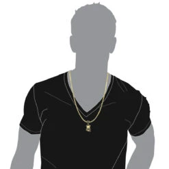 Mini Black Diamond Jesus Head Pendant Charm 10K Yellow Gold 1/2 Carat -Urban Jewels Shop mini black diamond jesus head pendant charm solid 10k gold 12 carat bodye