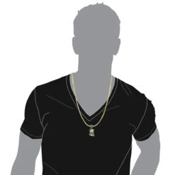 Mini Diamond Jesus Head Pendant 10K Yellow Gold 1/2 Carat Blue Diamonds -Urban Jewels Shop mini diamond jesus head pendant solid 10k gold 1 2 carat blue diamonds body yellow