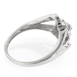 Moms 10K White Gold Heart Shaped Diamond Ring 0.10ct -Urban Jewels Shop moms 10k gold heart shaped diamond ring 010ct p 118 backwh