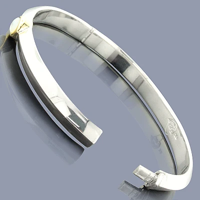 18K Sterling Silver & Mother Of Pearl Bracelet 2 18K Sterling Silver & Mother Of Pearl Bracelet - Image 2
