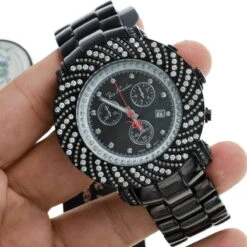 New Joe Rodeo Junior Diamond Watch 4.25 Black -Urban Jewels Shop new joe rodeo watches junior diamond watch 425 black p 35784 bod3