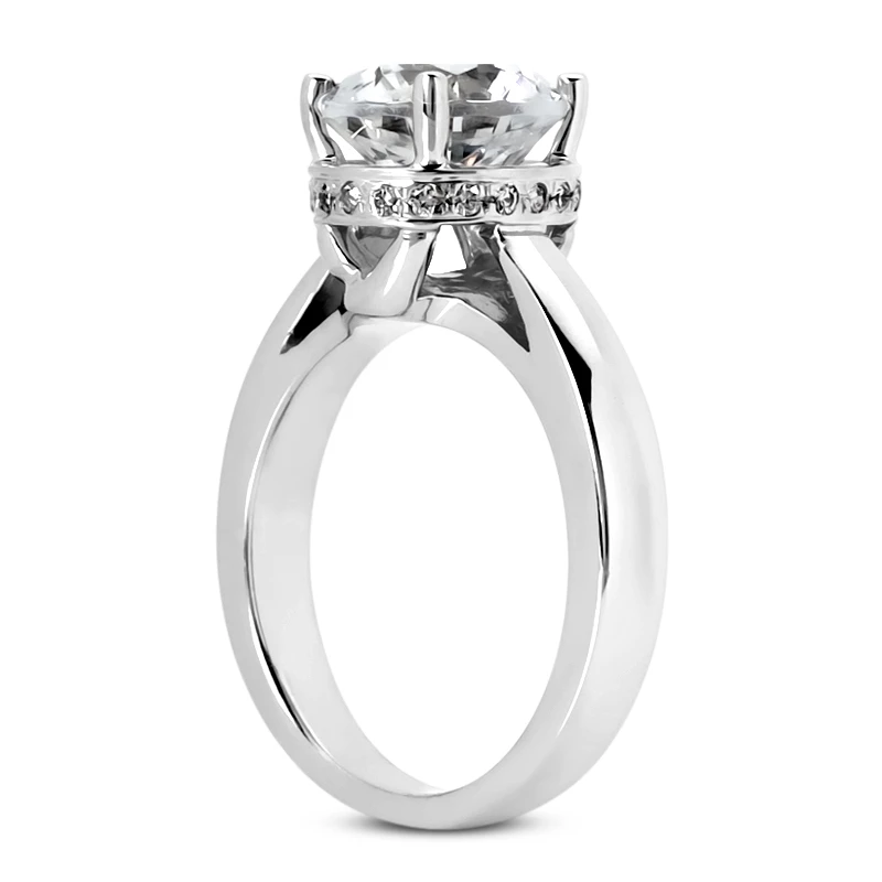 Platinum Diamond Engagement Ring 1.07ct 3.02mm 2 Platinum Diamond Engagement Ring 1.07ct 3.02mm - Image 2
