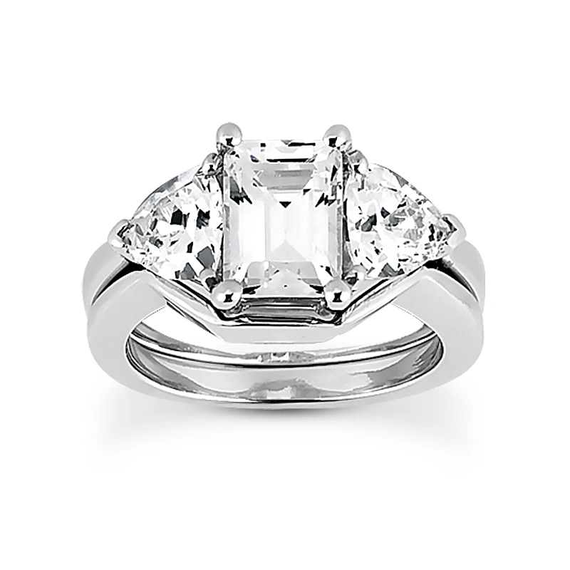 Platinum Diamond Engagement Ring Set 1.15ct 1 Platinum Diamond Engagement Ring Set 1.15ct