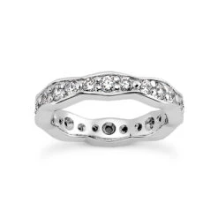Platinum Diamond Eternity Band 0.88ct