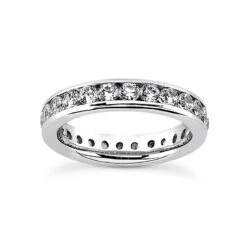Platinum Diamond Eternity Band 2.20ct