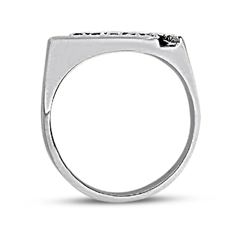 Thin Platinum Round Diamond Ladies Ring 0.40ct 2 Thin Platinum Round Diamond Ladies Ring 0.40ct - Image 2