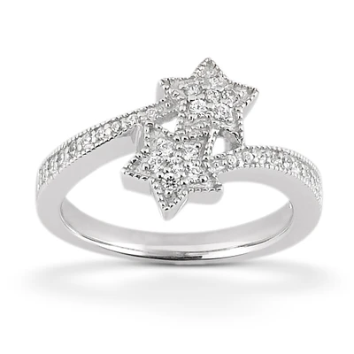 Thin Platinum Round Diamond Ladies Ring 0.52ct 1 Thin Platinum Round Diamond Ladies Ring 0.52ct