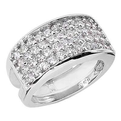 Platinum Round Diamond Ladies Ring 1.76ct 10.8mm 1 Platinum Round Diamond Ladies Ring 1.76ct 10.8mm