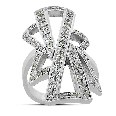 Platinum Round Diamond Right Hand Women's Ring 1.03ct 1 Platinum Round Diamond Right Hand Women's Ring 1.03ct