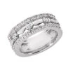 Platinum Women's Diamond Ring 0.63ct 7.0mm