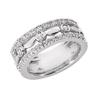 Platinum Women's Diamond Ring 0.63ct 7.0mm 1 Platinum Women's Diamond Ring 0.63ct 7.0mm