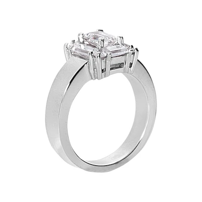 Platinum Women's Diamond Ring 1.50ct 2 Platinum Women's Diamond Ring 1.50ct - Image 2